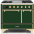 Ilve Majestic II Collection UMD10FDQNS3EGGLP - 40 Inch Freestanding Dual Fuel Range in Front View