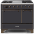 Ilve Majestic II Collection UMD10FDQNS3MGB - 40 Inch Freestanding Dual Fuel Range in Front View