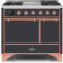 Ilve Majestic II Collection UMD10FDQNS3MGP - 40 Inch Freestanding Dual Fuel Range in Front View