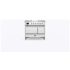 Ilve Majestic II Collection UMD10FDQNS3RACLP - 40 Inch Freestanding Dual Fuel Range in Front View