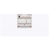 Ilve Majestic II Collection UMD10FDQNS3RAPLP - 40 Inch Freestanding Dual Fuel Range in Front View
