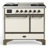 Ilve Majestic III Collection UMD40FQNR3AWBLP - 40 Inch Dual Fuel Range with 6 Sealed Burners