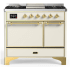 Ilve Majestic III Collection UMD40FQNR3AWG - 40 Inch Dual Fuel Range with 6 Sealed Burners, Griddle