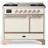 Ilve Majestic III Collection UMD40FQNR3AWP - 40 Inch Dual Fuel Range with 6 Sealed Burners, Griddle