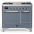 Ilve Majestic III Collection UMD40FQNR3BGC - 40 Inch Dual Fuel Range with 6 Sealed Burners, Griddle