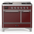 Ilve Majestic III Collection UMD40FQNR3BUGLP - 40 Inch Dual Fuel Range with 6 Sealed Burners, Griddle