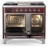 Ilve Majestic III Collection UMD40FQNR3BUGLP - 40 Inch Dual Fuel Range with 6 Sealed Burners, Griddle