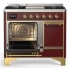 Ilve Majestic III Collection UMD40FQNR3BUG - 40 Inch Dual Fuel Range with 6 Sealed Burners, Griddle