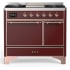 Ilve Majestic III Collection UMD40FQNR3BUP - 40 Inch Dual Fuel Range with 6 Sealed Burners, Griddle