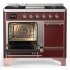 Ilve Majestic III Collection UMD40FQNR3BUP - 40 Inch Dual Fuel Range with 6 Sealed Burners, Griddle