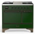 Ilve Majestic III Collection UMD40FQNR3EGB - 40 Inch Dual Fuel Range with 6 Sealed Burners, Griddle