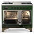 Ilve Majestic III Collection UMD40FQNR3EGB - 40 Inch Dual Fuel Range with 6 Sealed Burners, Griddle