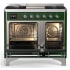 Ilve Majestic III Collection UMD40FQNR3EGCLP - 40 Inch Dual Fuel Range with 6 Sealed Burners, Griddle