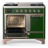 Ilve Majestic III Collection UMD40FQNR3EGP - 40 Inch Dual Fuel Range with 6 Sealed Burners, Griddle
