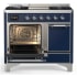 Ilve Majestic III Collection UMD40FQNR3MBC - 40 Inch Dual Fuel Range with 6 Sealed Burners, Griddle