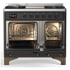 Ilve Majestic III Collection UMD40FQNR3MGB - 40 Inch Dual Fuel Range with 6 Sealed Burners, Griddle