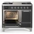 Ilve Majestic III Collection UMD40FQNR3MGC - 40 Inch Dual Fuel Range with 6 Sealed Burners, Griddle