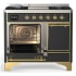 Ilve Majestic III Collection UMD40FQNR3MGGLP - 40 Inch Dual Fuel Range with 6 Sealed Burners, Griddle