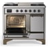 Ilve Majestic III Collection UMD40FQNR3SSB - 40 Inch Dual Fuel Range with 6 Sealed Burners, Griddle