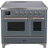 Ilve Majestic II Collection UMDI10NS3BGB - 40 Inch Blue Grey Color Freestanding Range