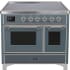 Ilve Majestic II Collection UMDI10NS3BGC - 40 Inch Blue Grey Color Freestanding Range