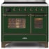 Ilve Majestic II Collection UMDI10NS3EGB - 40 Inch Emerald Green Freestanding Induction Range
