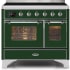 Ilve Majestic II Collection UMDI10NS3EGC - 40 Inch Emerald Green Freestanding Induction Range