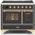 Ilve Majestic II Collection UMDI10NS3MGG - 40 Inch Matte Graphite Freestanding Induction Range