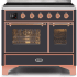 Ilve Majestic II Collection UMDI10NS3MGP - 40 Inch Matte Graphite Freestanding Induction Range