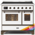 Ilve Majestic II Collection UMDI10NS3RAB - 40 Inch Freestanding Induction Range in Front View