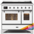 Ilve Majestic II Collection UMDI10NS3RAC - 40 Inch Freestanding Induction Range in Front View