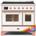 Ilve Majestic II Collection UMDI10NS3RAP - 40 Inch Freestanding Induction Range in Front View