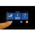 Ilve Majestic II Collection UMDI10QNS3WHP - 40 Inch Freestanding Electric Induction Range in 4.3 Inch TFT Full Touch Screen View