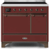 Ilve Majestic II Collection UMDI10QNS3BUB - 40 Inch Freestanding Electric Induction Range in Front View