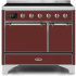 Ilve Majestic II Collection UMDI10QNS3BUC - 40 Inch Freestanding Electric Induction Range in Front View