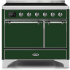Ilve Majestic II Collection UMDI10QNS3EGC - 40 Inch Freestanding Electric Induction Range in Front View