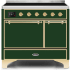 Ilve Majestic II Collection UMDI10QNS3EGG - 40 Inch Freestanding Electric Induction Range in Front View