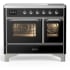 Ilve Majestic III Collection UMDIB40NR3BKC - 40 Inch Induction Range with 6 Induction Elements