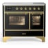 Ilve Majestic III Collection UMDIB40NR3BKG - 40 Inch Induction Range with 6 Induction Elements