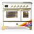 Ilve Majestic III Collection UMDIB40NR3RAG - 40 Inch Induction Range with 6 Induction Elements