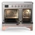 Ilve Majestic III Collection UMDIB40NR3SSP - 40 Inch Induction Range with 6 Induction Elements