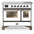 Ilve Majestic III Collection UMDIB40NR3WHB - 40 Inch Induction Range with 6 Induction Elements