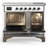 Ilve Majestic III Collection UMDIB40NR3WHB - 40 Inch Induction Range with 6 Induction Elements