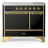 Ilve Majestic III Collection UMDIB40QNR3BKG - 40 Inch Induction Range with 6 Induction Elements