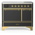 Ilve Majestic III Collection UMDIB40QNR3MGG - 40 Inch Induction Range with 6 Induction Elements