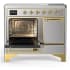 Ilve Majestic III Collection UMDIB40QNR3SSG - 40 Inch Induction Range with 6 Induction Elements