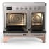 Ilve Majestic III Collection UMDIB40QNR3SSP - 40 Inch Induction Range with 6 Induction Elements