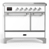 Ilve Majestic III Collection UMDIB40QNR3WHC - 40 Inch Induction Range with 6 Induction Elements