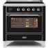 Ilve Majestic II Collection UMI09NS3BKC - 36 Inch Freestanding Induction Range