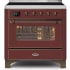 Ilve Majestic II Collection UMI09NS3BUB - 36 Inch Freestanding Induction Range